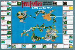 Although my brother had traded in Final Fantasy Mystic Quest, I managed to smuggle away the map. With that one and Zelda I’s, Final Fantasy made 3 awesome maps I had in my collection.